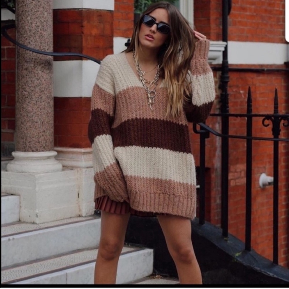 Colorblock sweater